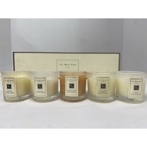 Jo Malone London Miniature Candle Set 5pc Lime Basil Grapefruit Pomegranate Noir